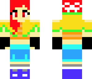 multi-colored girl