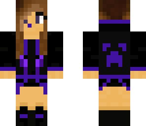 purple gamer girl