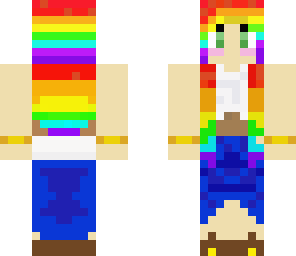 rainbow girl