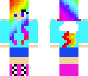 rainbow dash human
