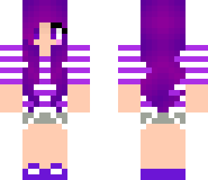 stripy purple girl