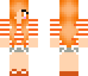 stripy orange girl