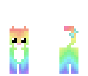 edited super sweet rainbow kitty