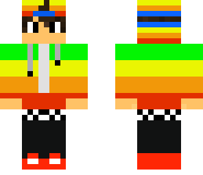 rainbow version of my skin