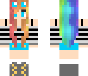 edited cute rainbow girl