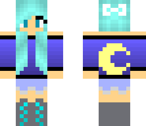kawaii moon girl