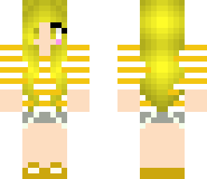 stripy yellow girl