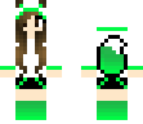 green wolf girl