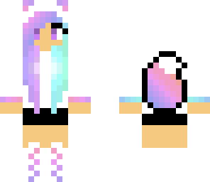 rainbow fox girl