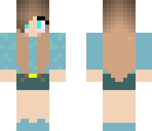 same blue girl