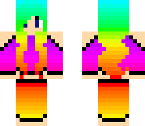 cute rainbow girl