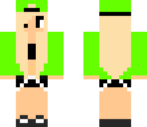 green cap