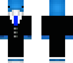whale in a suit