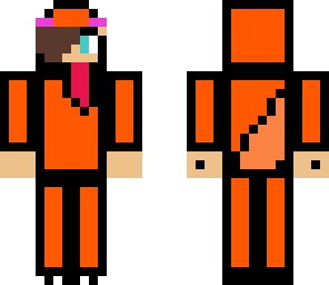 lizard orange girl janelle03
