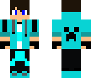black and blue boy