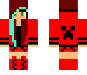 creeper hoodie girl