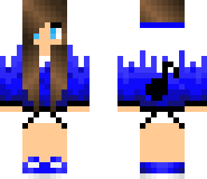 blue music girl