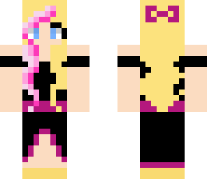 rich lady with bow