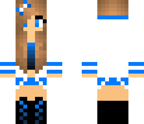 blue girl