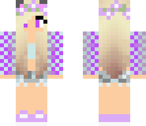 purple cat girl