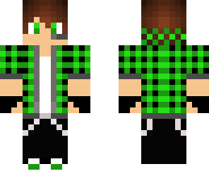 cute green gamer guy