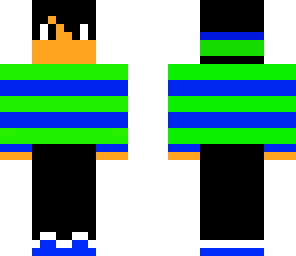 blue and green guy