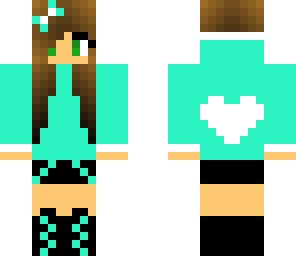turquois sweatshirt girl