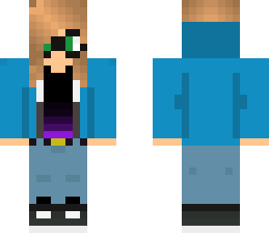 blue hoodie