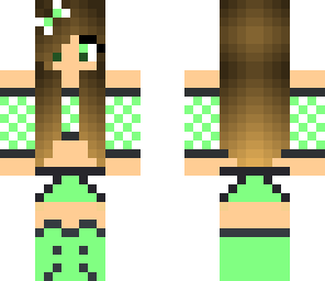 cute girl lime green fixed