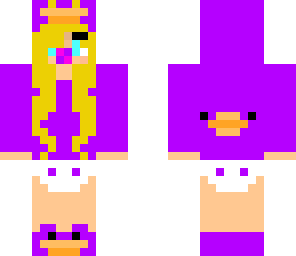 ducky girl purple blond and fixed