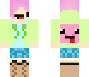 derpy green piggy person