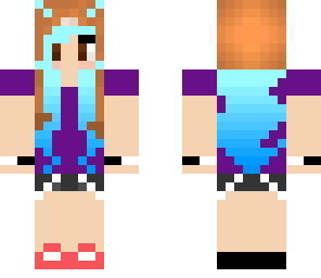 blue haired phangirl