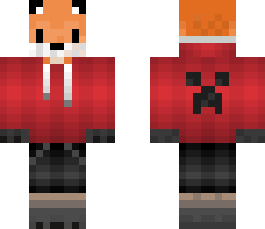 fox in cloths