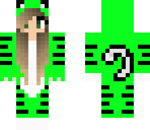 green tiger girl