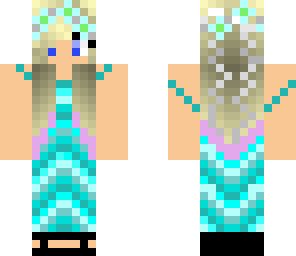 blue chevron dress