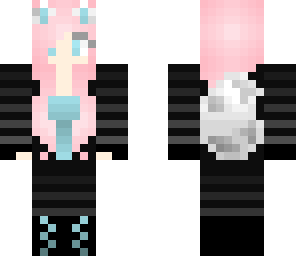 pink wolfie girl x3