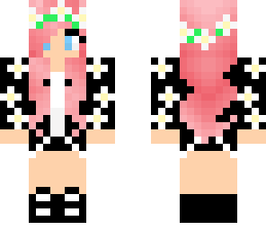 pink hair girl