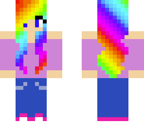 rainbow girl