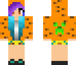orange girl-new hairs