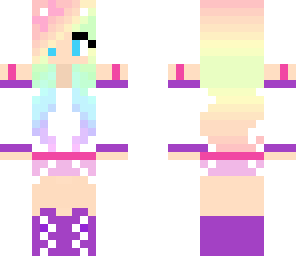 purple anime gal