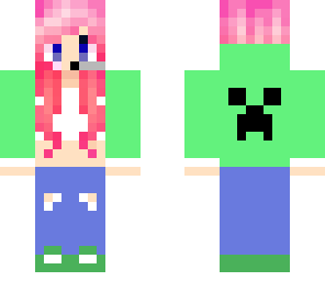 green gamer girl