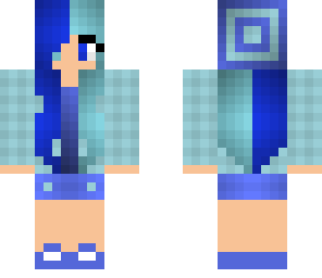 blue girl