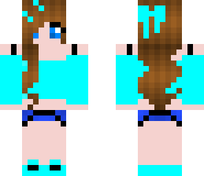 blue girl
