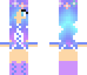 galaxy hair girl