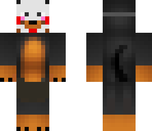 rottweiler wearing a marionette mask