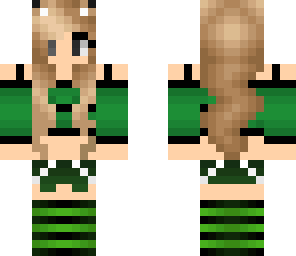 green cat-girl