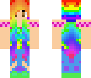 rainbow fox with headphones