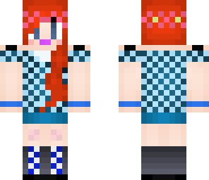 blue punk girl