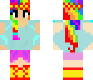 rainbow girl