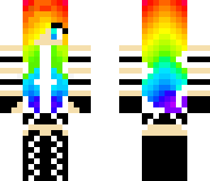 sweet rainbow girl